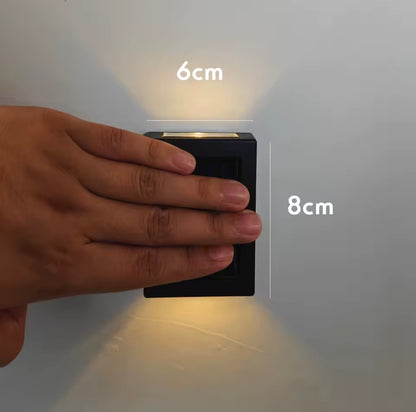 1~6pcs Solar Light Outdoor Up and Down Wall Washer Light Waterproof Solar Lamp Garden