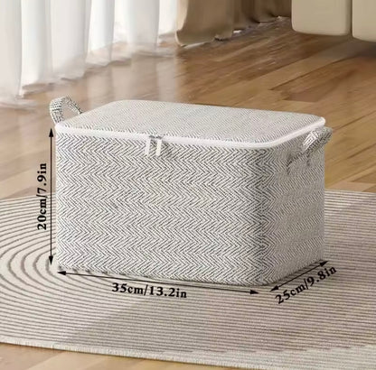 1pc Household Large Capacity Storage Bag Non-woven Material, Closet Wardrobe Organizer
